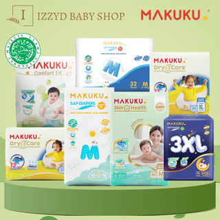 Izzyd Makuku slim atau comfort Diapers premium popok celana sekali pakai ComfortFit perekat SlimCare diaper