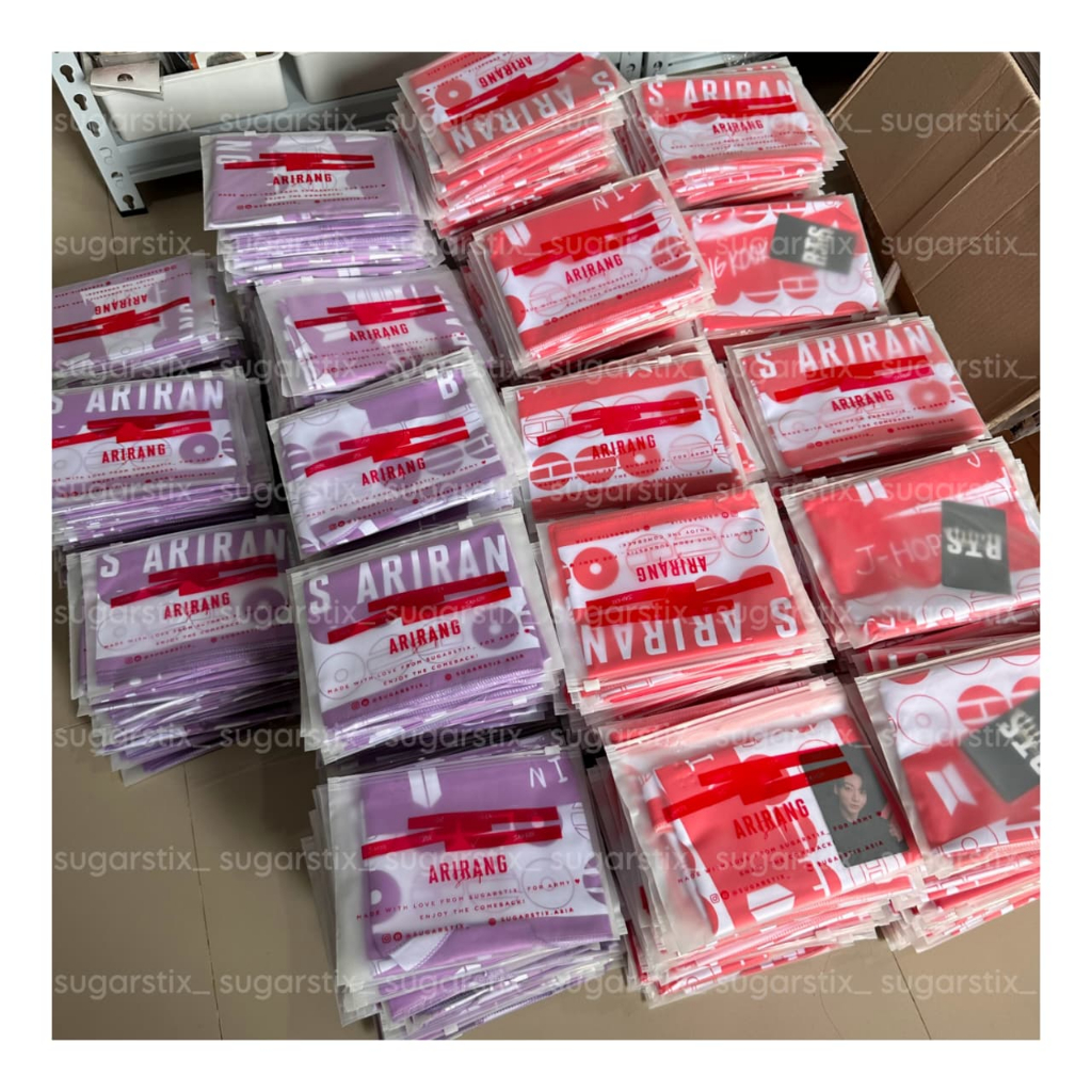 [ BOOKED ] ผ้าพันคอ Fanmade BTS ARIRANG BATCH III