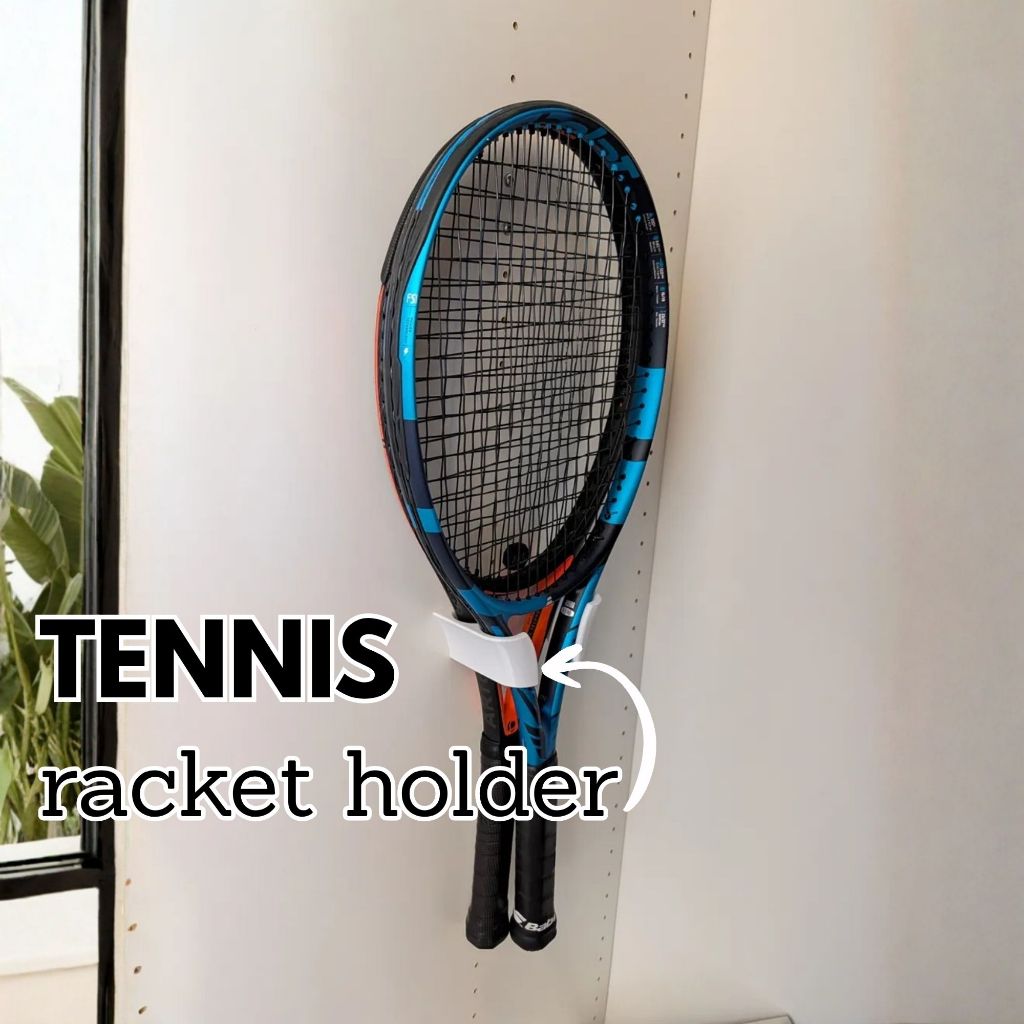 GANTUNGAN ไม้แขวนเสื้อไม้เทนนิส IKEA | IKEA ที่วางแร็กเก็ตตู้เสื้อผ้า ที่เก็บกีฬา