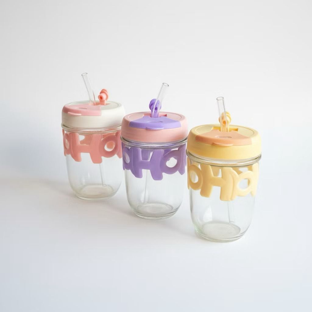 HOHO 350ml ถ้วยแก้ว*