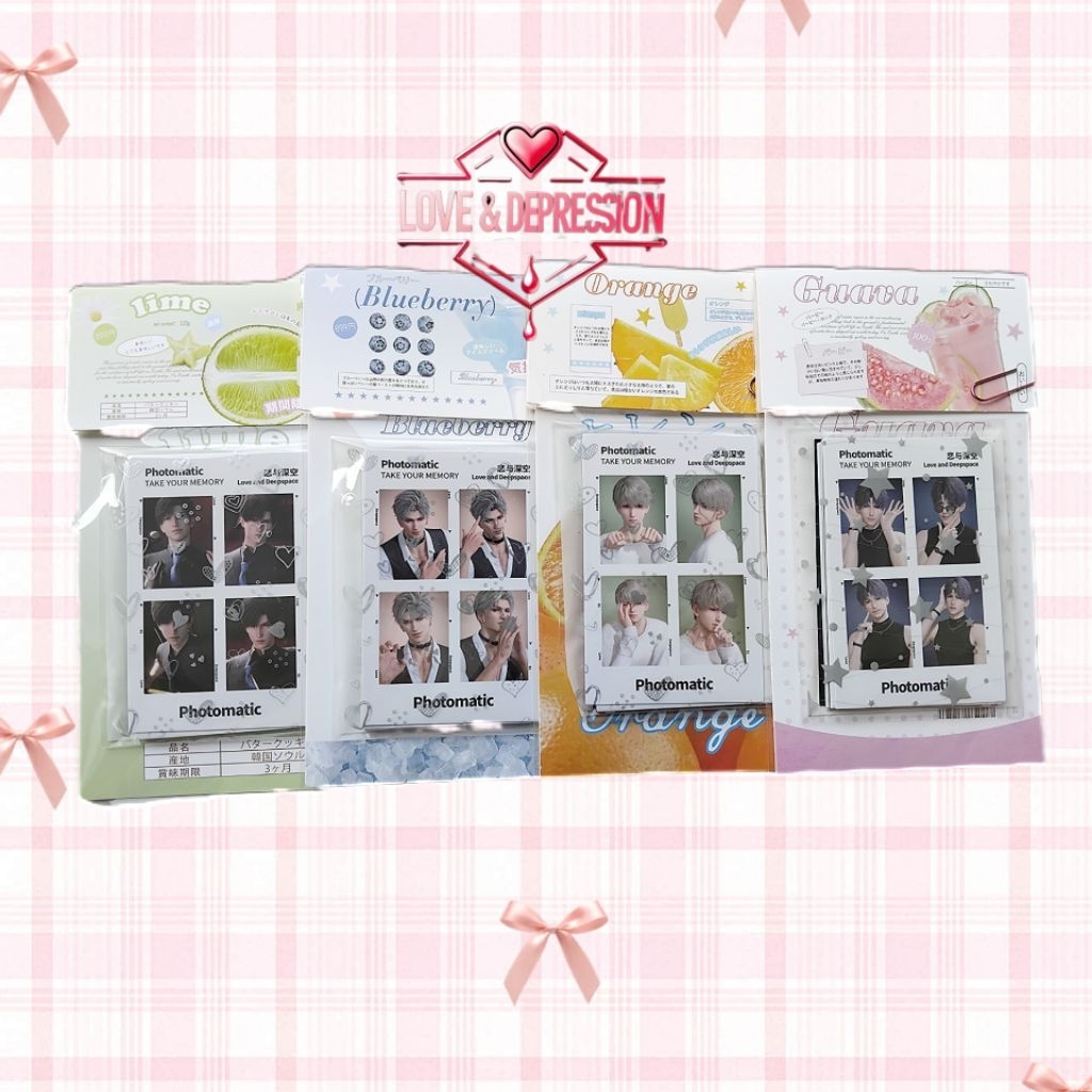 Love and Deepspace Photocard premium / Love and Deepspace merch / photocard sylus caleb xavier zayne