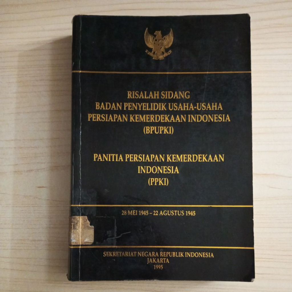 BPUPKI PPKIS CONFERENCE TREATISE BOOK MAY 28, 1945, AUGUST 22, 1945