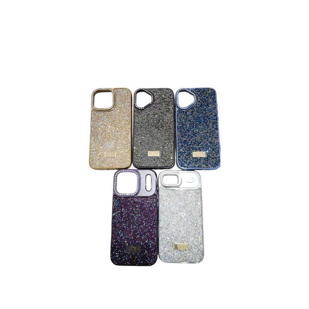 Aura Swarovki Glitter Crystal Blink เลนส์กรณี SAMSUNG A55/A56/25FE/S24U/S24FE/S25U/S23U/S23FE