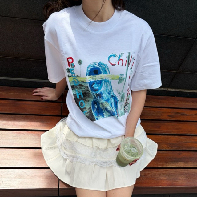 เสื้อยืดวงดนตรีพริกเผ็ด RHCP