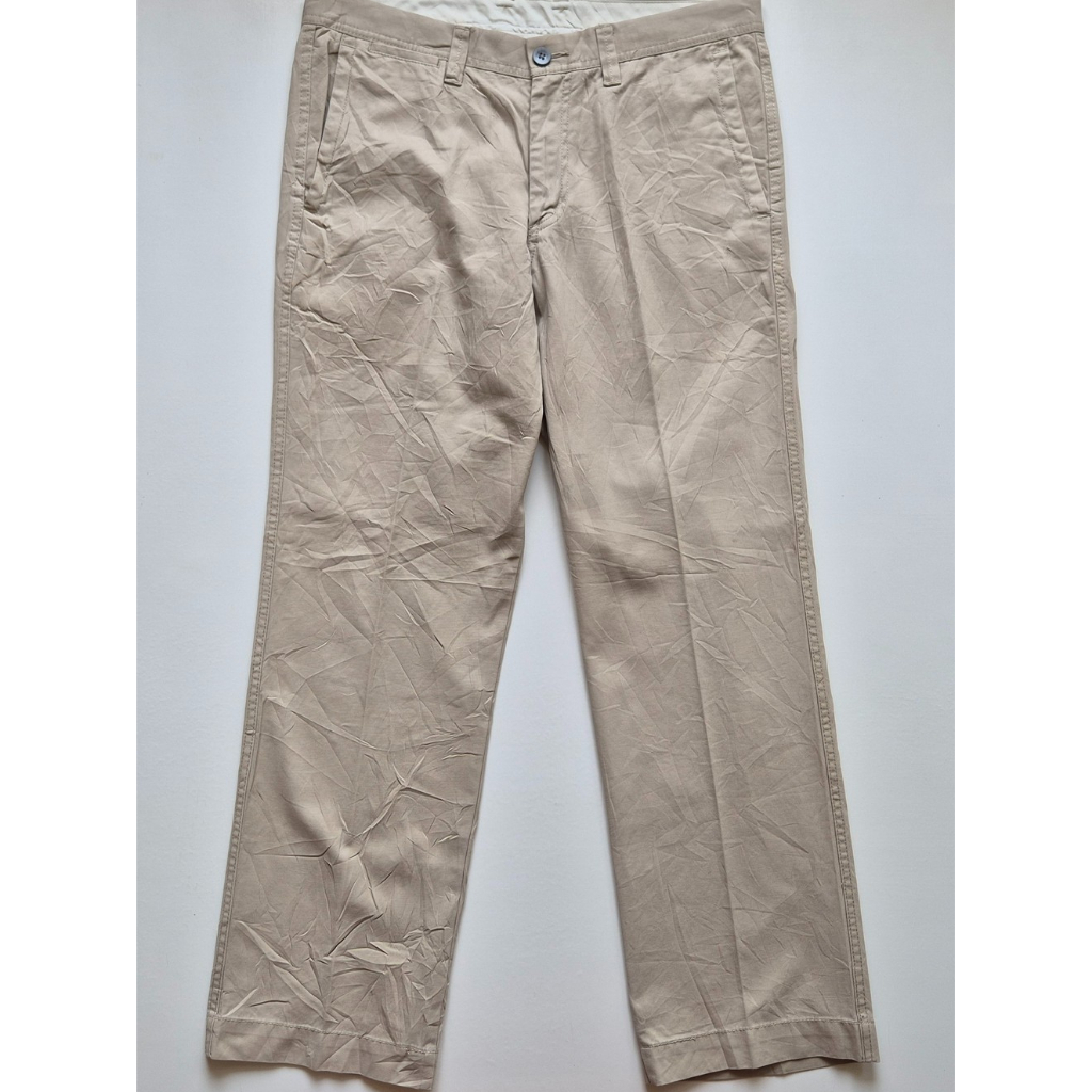DICKIES UM874 กางเกงทํางาน กางเกงชิโน่ผู้ชายสีเบจ ไซส์ 31