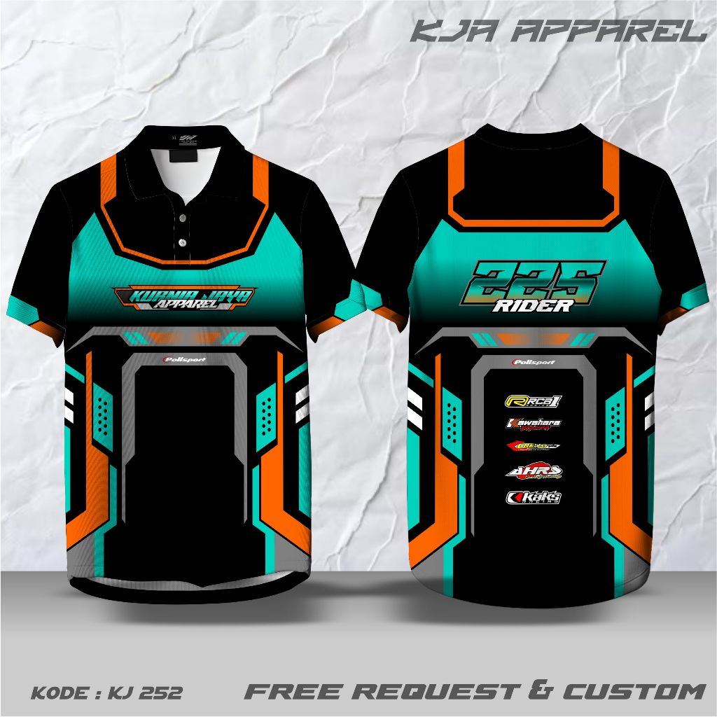 CUSTOM RACING JERSEY, REQUEST POLO COLLAR BUTTON V-NECK COLLAR O-NECK COLLAR, UNIT เสื้อยืด, FULLPRI