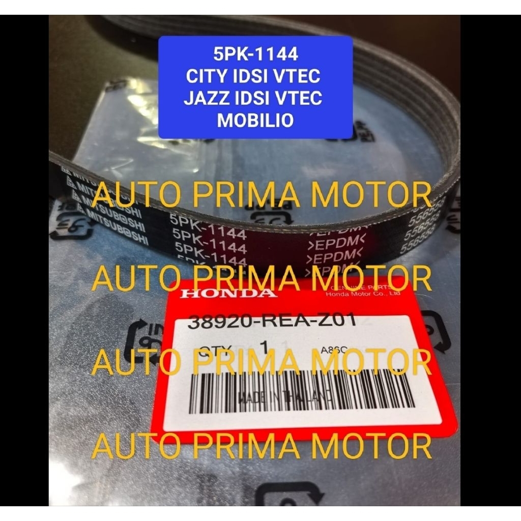 FAN VAN V BELT FAN BELTING 5PK1144 JAZZ CITY IDSI VTEC MOBILIO 5PK-1344