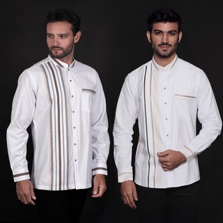 Casella Baju Koko Pria Lengan Panjang Premium | Baju Koko Azhar Lengan Panjang