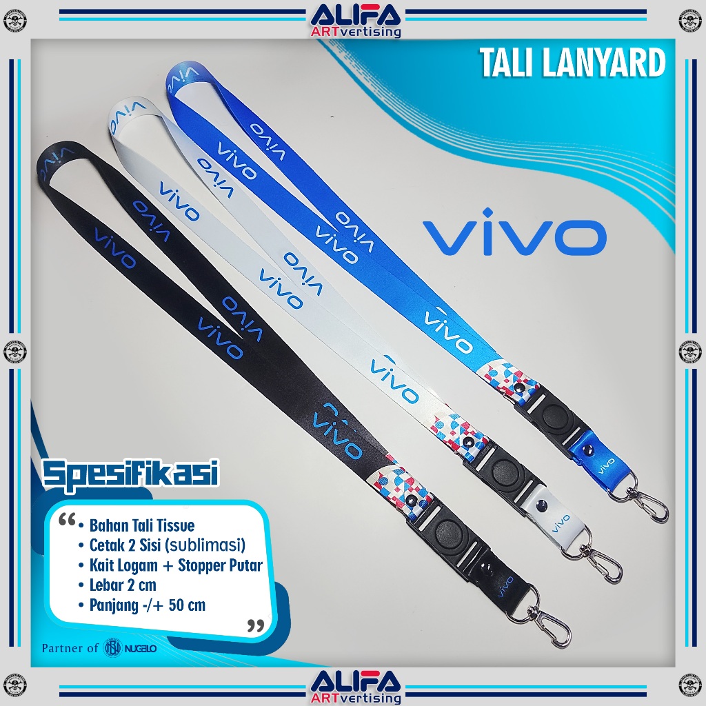 HP GANTUNGAN LANYARD STRAP สําหรับ ID CARD/CELLPHONE/KEY/ETC.. VIVO VIVO VIVO