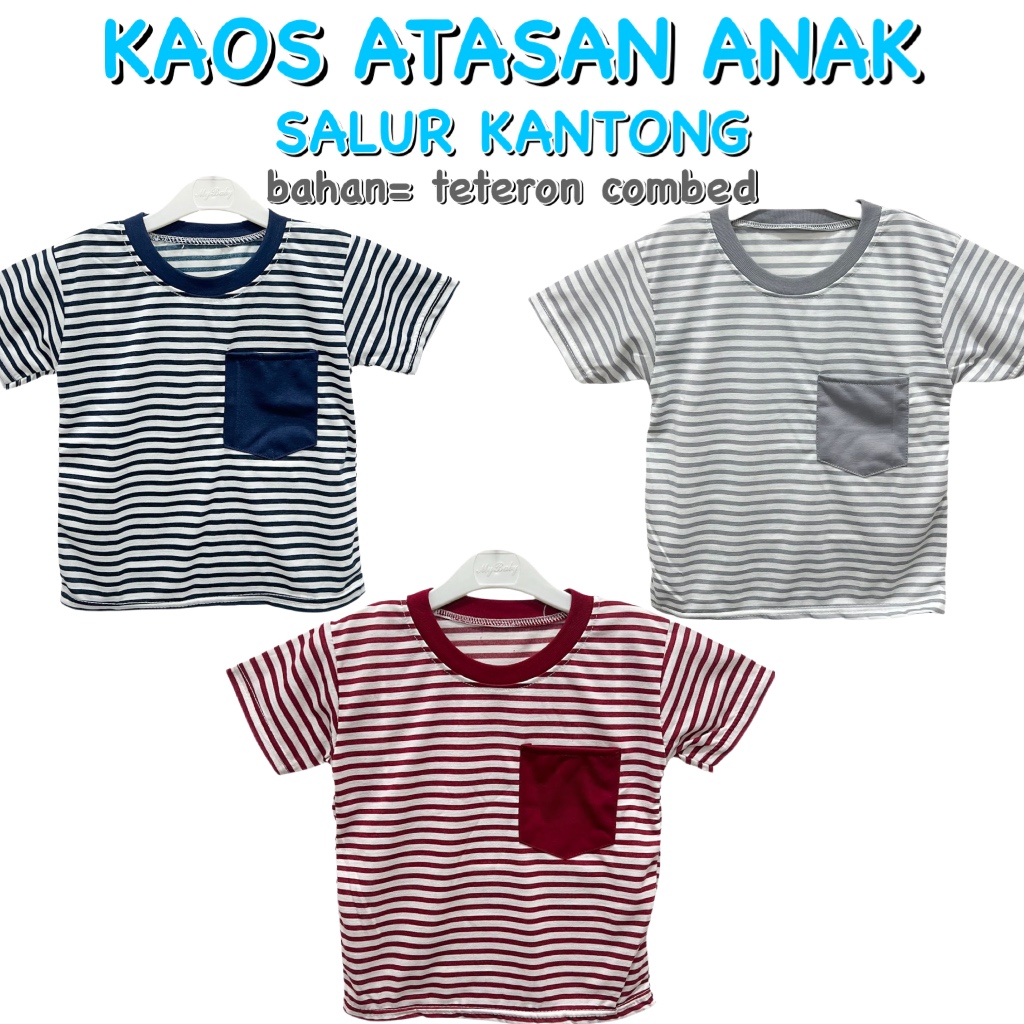 KATUN 3S YEYA - เสื้อลายทางพร้อมกระเป๋าทําจากผ้าฝ้าย TTERON MATRIAL