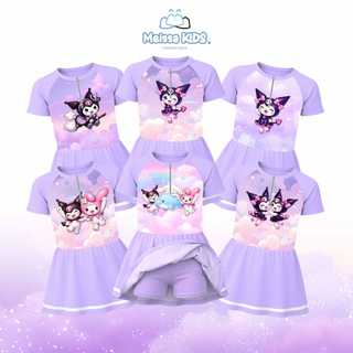 Meissa Baju Renang Anak Kuromi Rok Inner Spandek Premium Lucu Adem