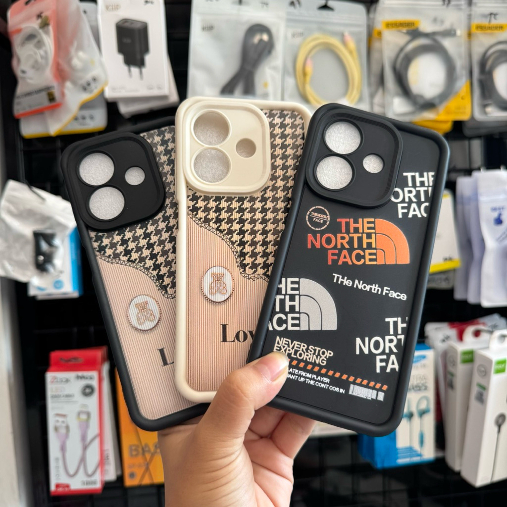LOVELY THE NORTH FACE OPPO A3X / A5I SILICONE CASE