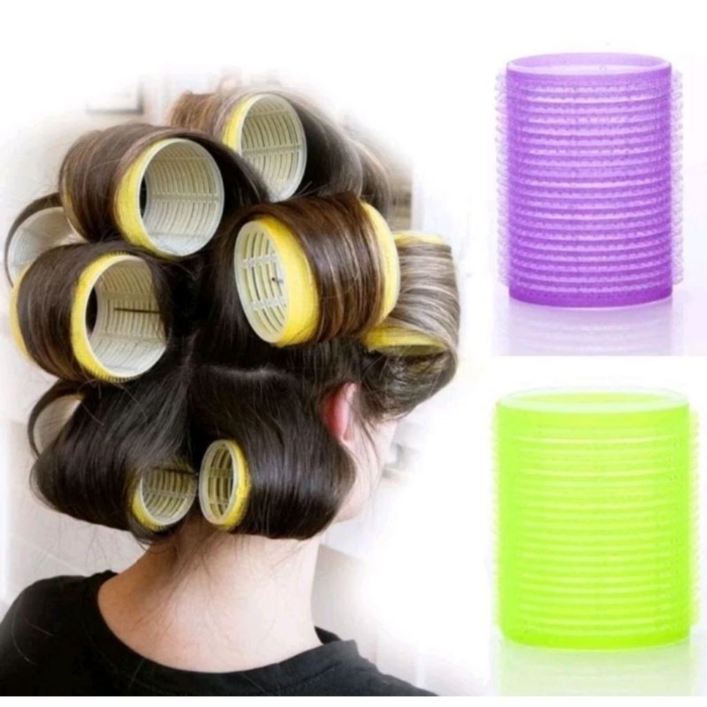 JUMBO AUTOMATIC STICK HAIR ROLLING FRINGES/ผม TIPS/CURRYS