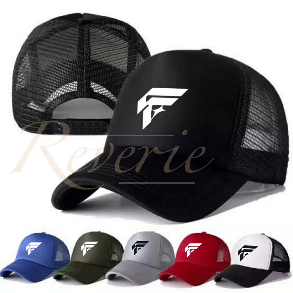 รถบรรทุกหมวก F4 โลโก้ F FOREVER MERCH MESH CAP NET WORLD TOUR CONCERT JERRY YAN VANNES WU VIC ZOU AS