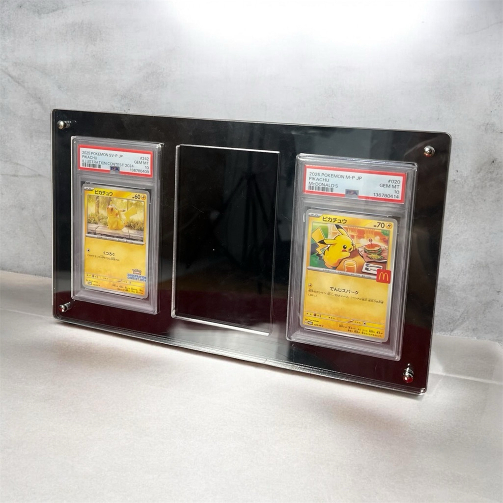 กรอบใส่การ์ด Pokemon PSA / กรอบอะคริลิคการ์ดโปเกมอน / ขาตั้งการ์ด