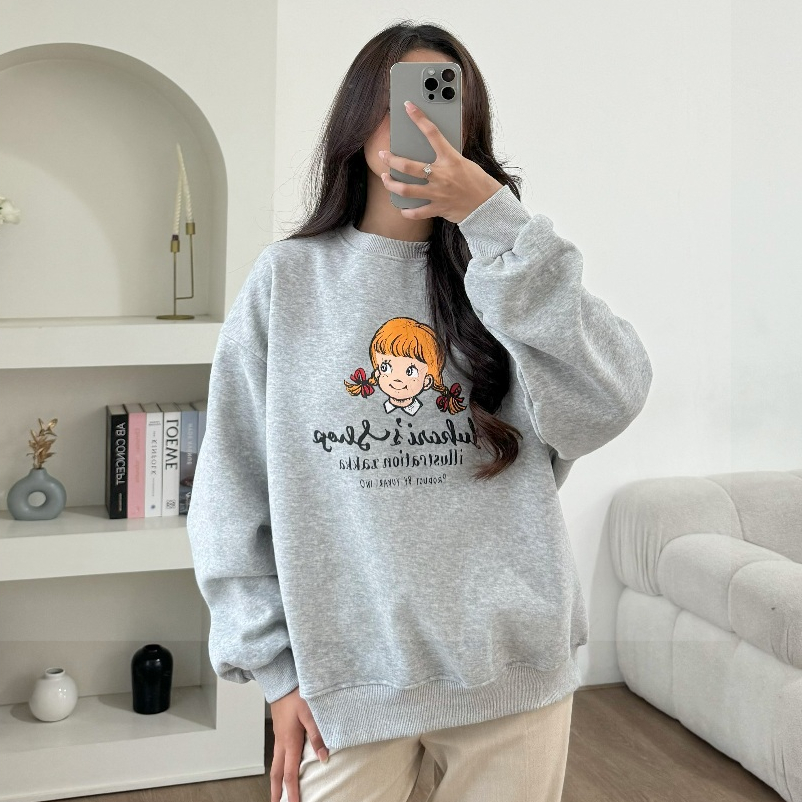 PAYUBGT - Crewneck Sweater Outer Sweater Yukari