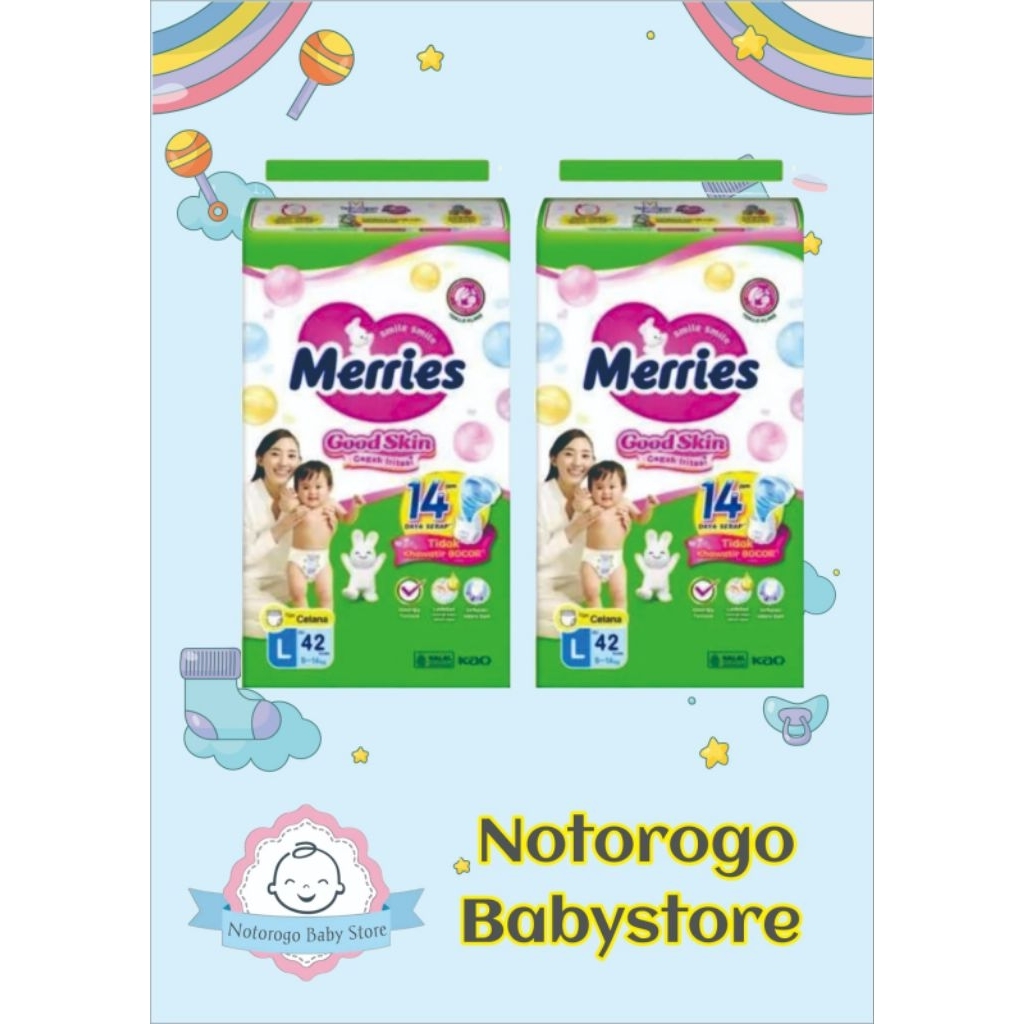 Merries Jumbo L42 แพ็ค 2 ลูก