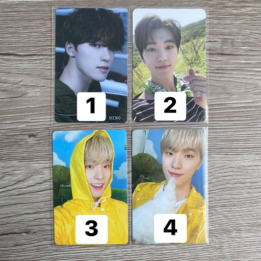 SEVENTEEN DINO PHOTOCARD OFFICIAL svt pc scoups choi seungcheol kkuma cimmu cheol its tc บัตรสะสม cx