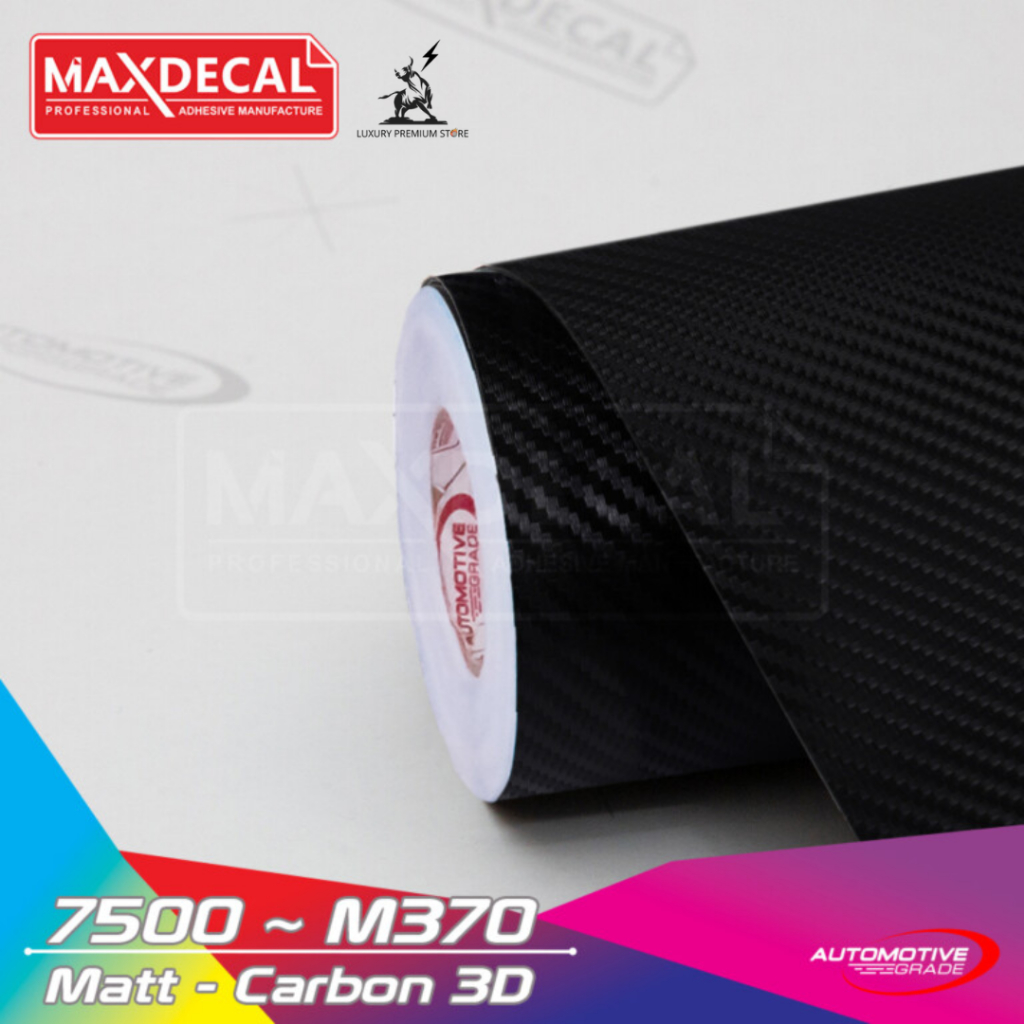 Maxdecal Carbon 3D Matt Sticker 7500-M370
