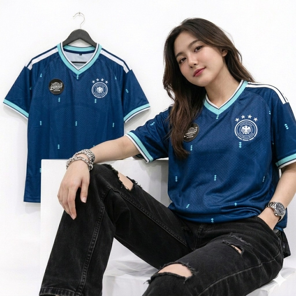 Fantasy J3rm4n Away Pildun 2026 Fullprinting Jersey สามารถเพิ่มหมายเลขชื่อและหลังได้