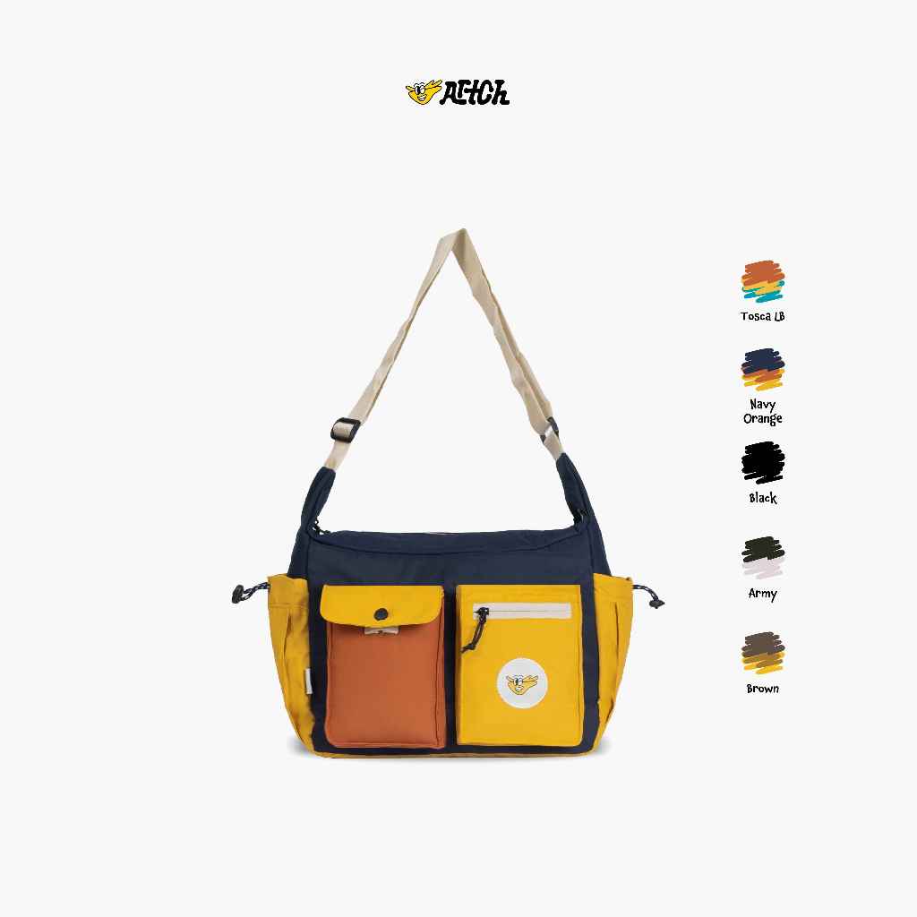 ARTCH - Omocha Navy Orange - กระเป๋าสะพาย