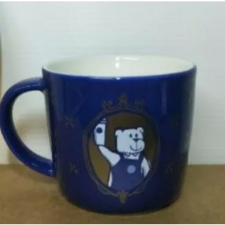 Mini Mug Starbucks Espresso Mug Demitasse Bearista Baby Bear Barista Blue Mug 3oz Anniversary Taiwan