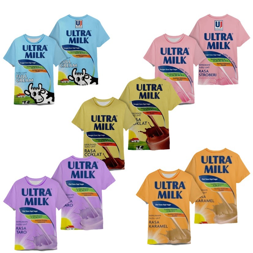 Unique Milk Drink Kids T-Shirt Sublime Screen Printing Fullprint Anti-Fade