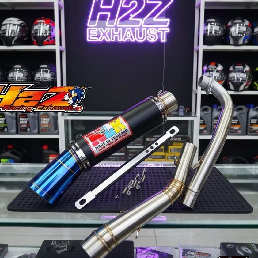 NLK 51 มม.ไอเสียสําหรับ wave 125 xrm 125 fury 125 smash 115 RUSi 125 RS 125 skygo raider 150 sneper 