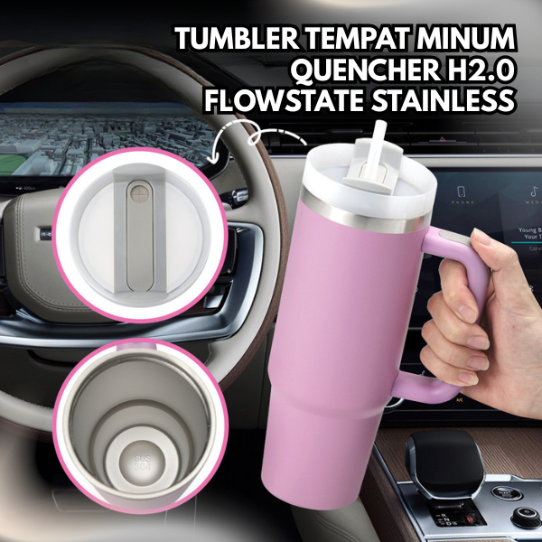 ATRIZ Tumbler Quencher Drinking Place H2.0 FlowstateTM Stainless 40oz ความจุ 1200 มล.