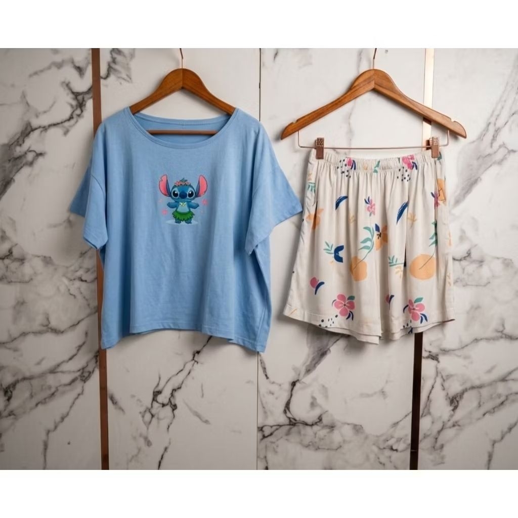ลูเนอร์เอเวอร์ | STITCH SET SHORT | ชุดนอนผู้หญิง | ชุดนอนผู้หญิง