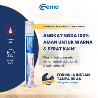 Roll On Travel Pack Fabric Stain Remover 10 mL / Pembersih Noda pada Kain Pakaian Baju Tanpa Bilas  / Penghilang Noda Kotoran Bekas Tinta Tanah Kopi Jus Keringat / Semprotan Pembersih Instant Kain Pakaian Ampuh Hapus Sisa Darah, Karat, Jamur,