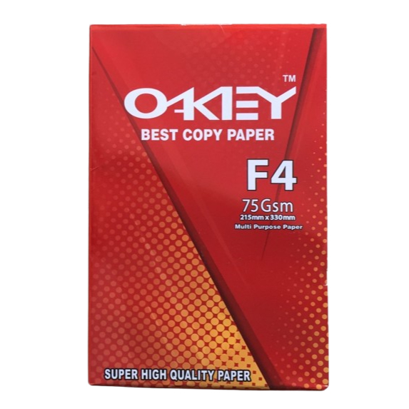 กระดาษ Folio Okey HVS/ กระดาษ Folio HVS F4// กระดาษ HVS F4