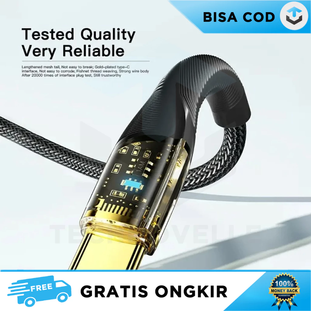 DATA CABLE POWER MULTIFUNCTIONAL WOVEN DISPLAY PORTABLE SMARTPHONE thumbnail 6