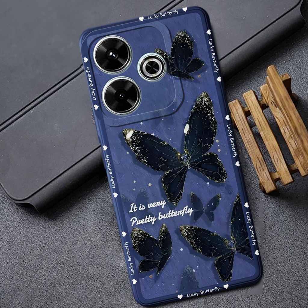 Softcase Macaron Redmi 13 4G - Poco M6 4G Casing Hp Pro Camera Terbaru - ST03