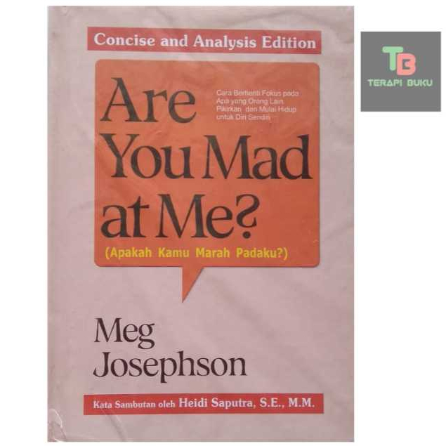 Are You Mad at Me - What You Angry Me - Meg Josephson Terapibuku Original