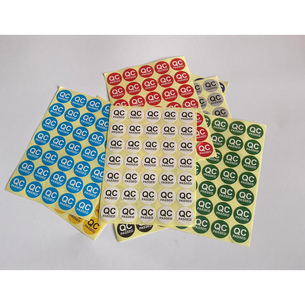 QC Passed Sticker 2 cm