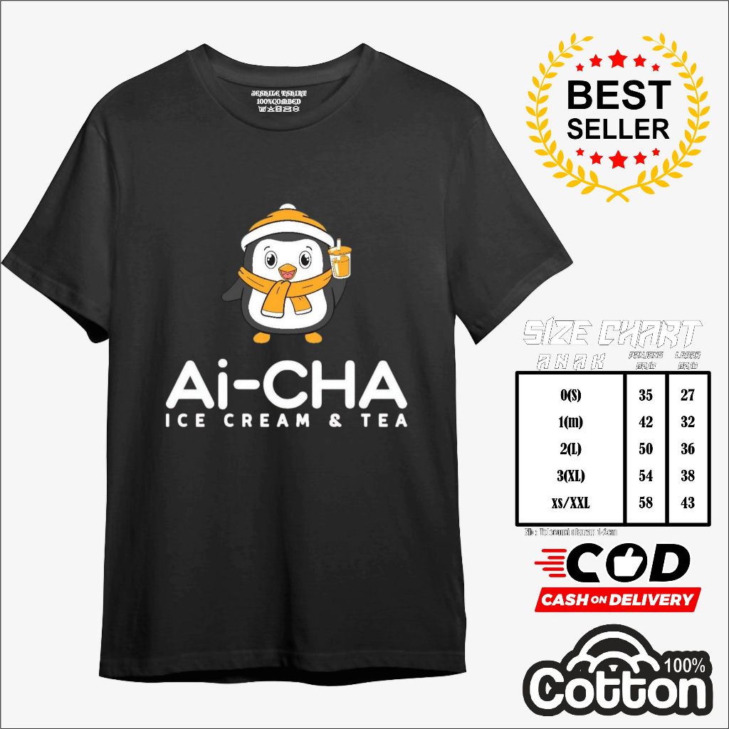 เสื้อยืดโลหะ Ai-Cha Edition สําหรับผู้ใหญ่คุ้มค่า / เสื้อยืด Distro ระดับพรีเมียมโดย Jeshile T-Shisr