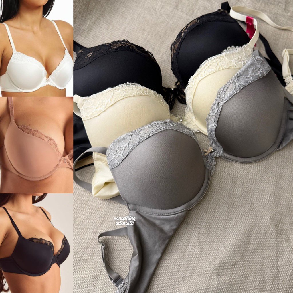 Maidenform Anti Gravity Bombshell Super Sexy Maximizer Push Up Bra/Buttey Lace Braนําเข้าส่งออกRemai