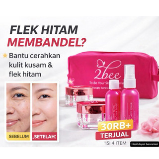 Paket Glow Basic 2bee Glow isi 4 item | cerahkan kulit kusam & Flek hitam | Skincare Bpom | Bumil busui friendly