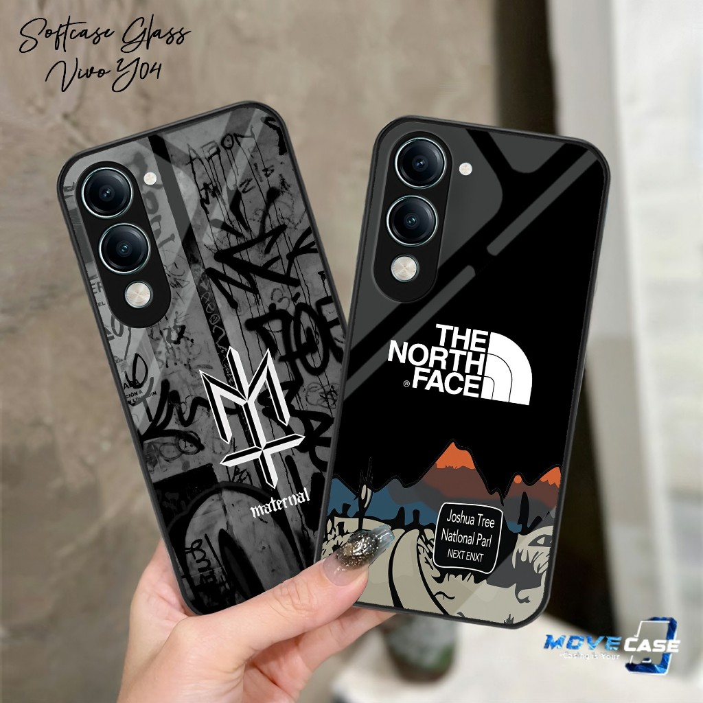 MV831 Softcase Glass VIVO Y04 - เคสซิลิโคน VIVO Y04 ล่าสุด - เคส VIVO Y04 ตัวป้องกันโทรศัพท์มือถือ