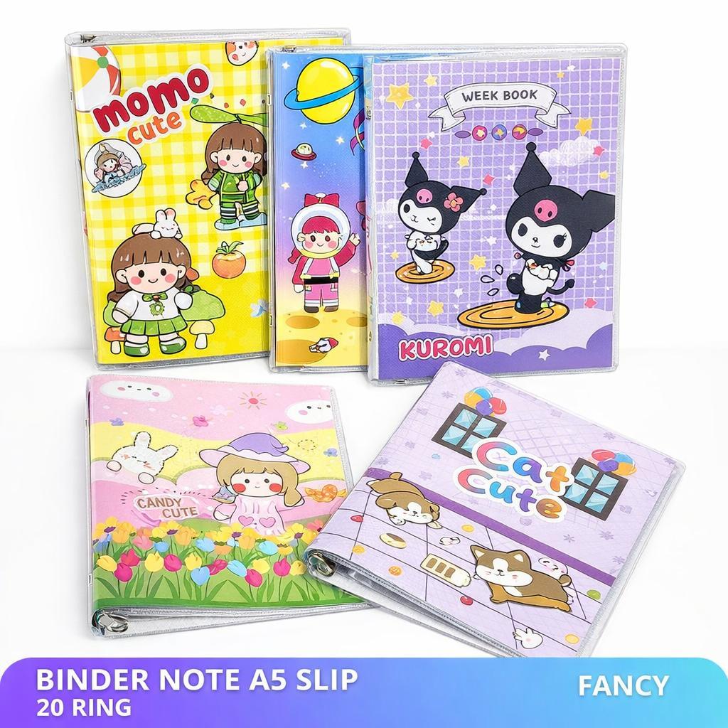 BOS Binder Note Slip A5 20 Ring Binder Note Book Ring Note Binder A5