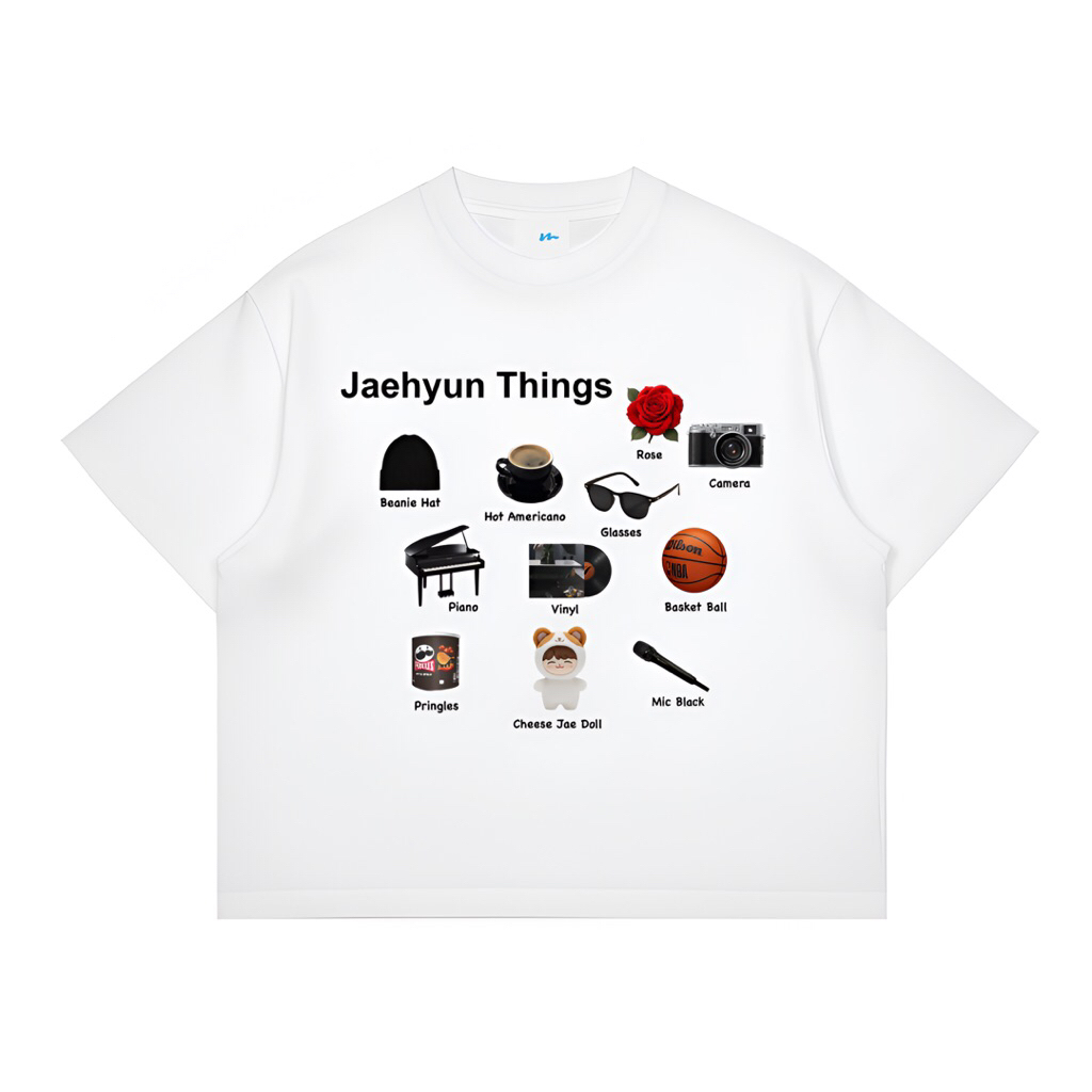 NCT DREAM Jaehyun เสื้อยืดโอเวอร์ไซส์ KPOP Boxy Unisex - Wavetee