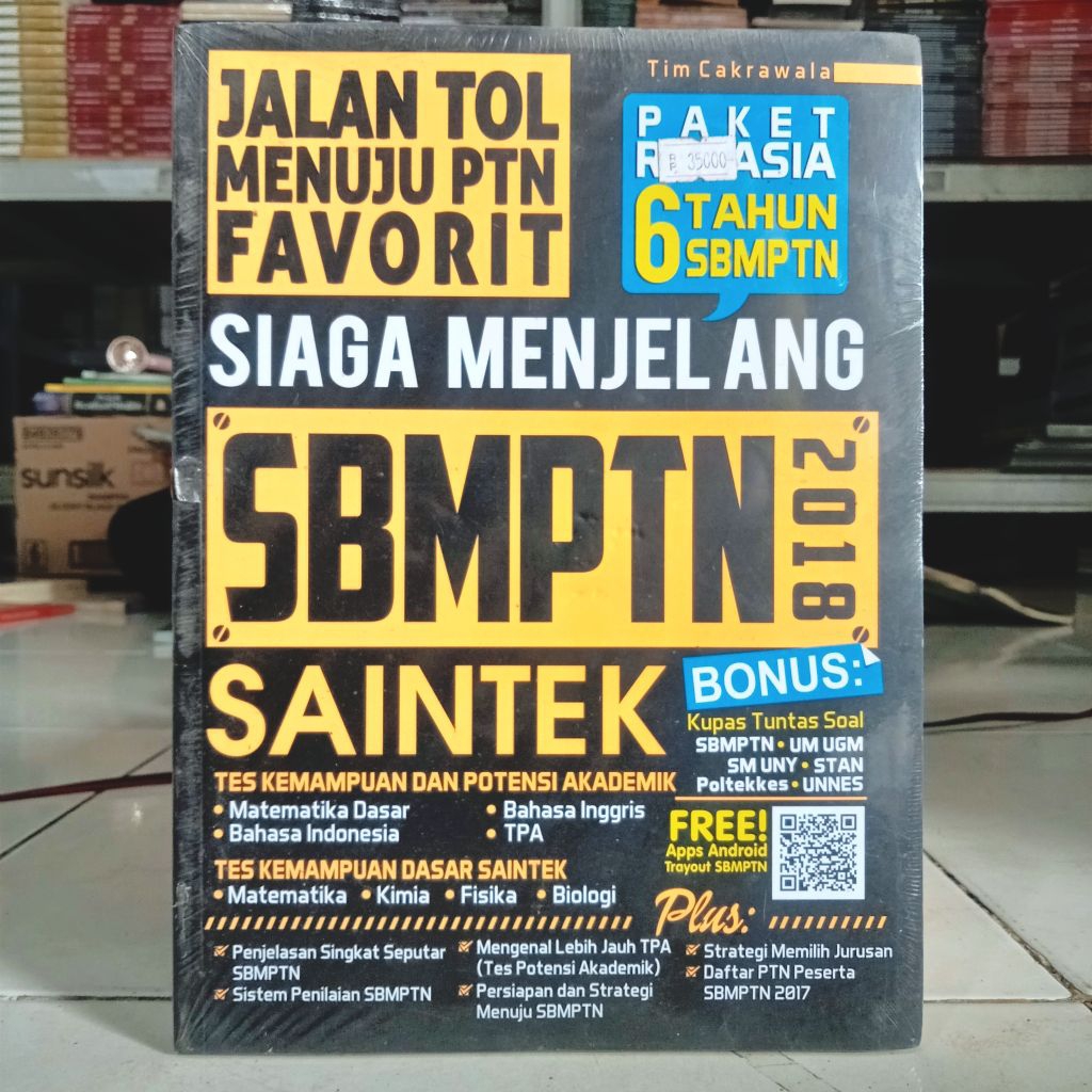 SBMPTN SAINTEK 2018 PRACTICE BOOK / TPA & PTS / QUESTION และ DISCUSSION PACKAGE / THE WAY TO PASS TH