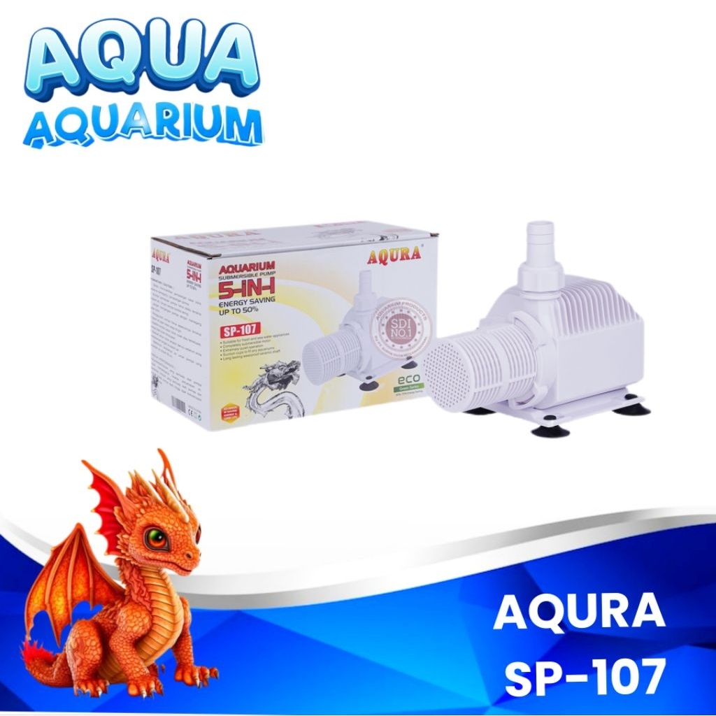ปั้มน้ํา AQURA SP 107 สําหรับปลาธรรมดา POND