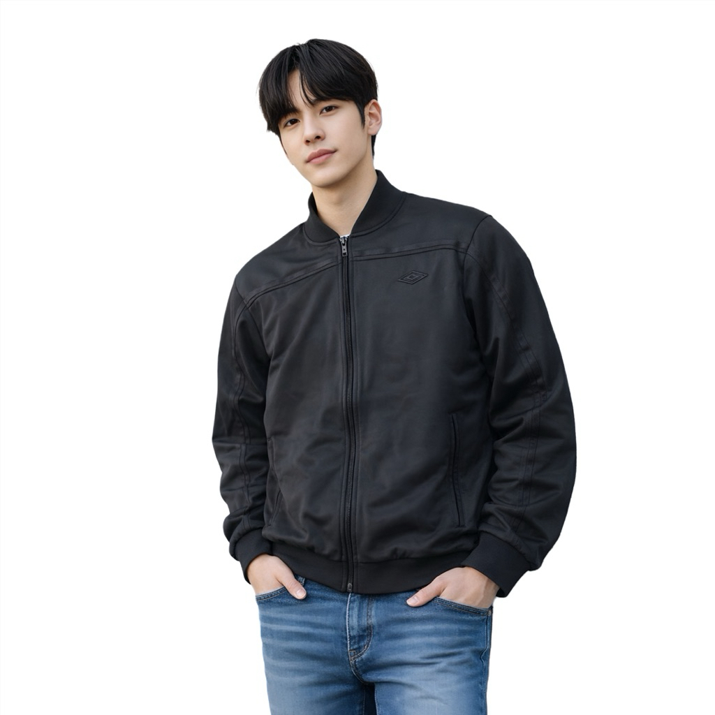 Umbro Bomber Jacket สีดําล้วน
