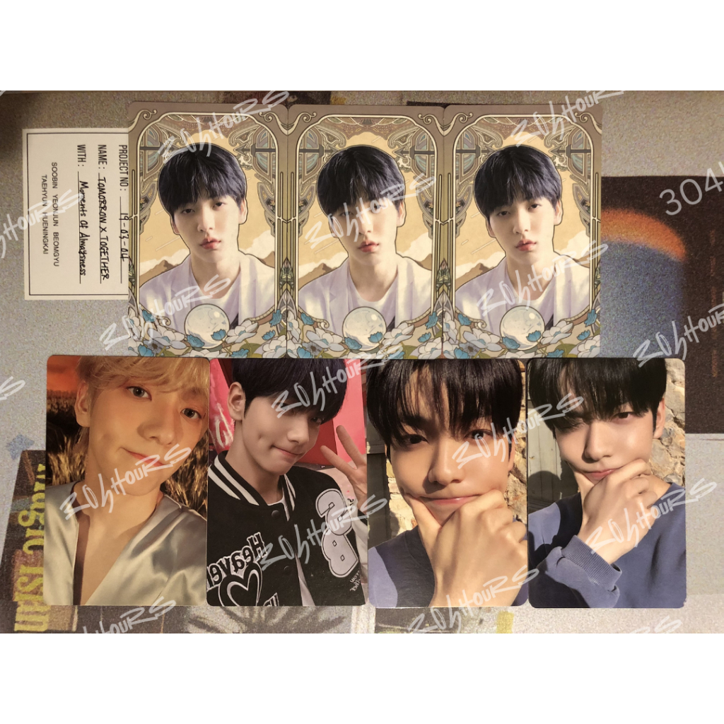 | [อย่างเป็นทางการ] TXT Soobin Photocard [Freeze Tomorrow Sanctuary Love Language]