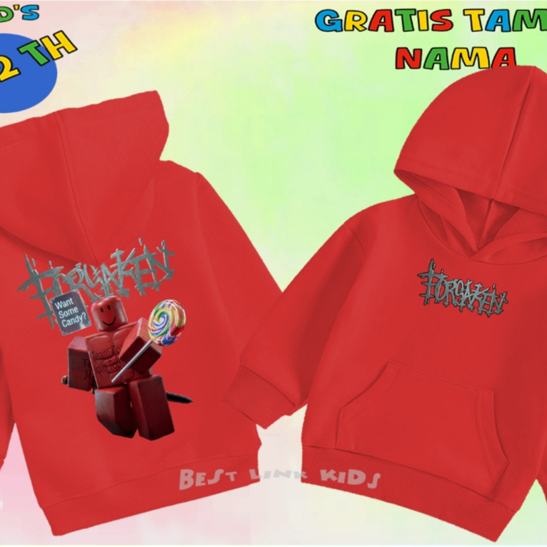 นุ่มสบาย Roblox Forsaken Coolkid เสื้อกันหนาวมีฮู้ดสําหรับเด็กสําหรับเด็กชายและเด็กหญิง