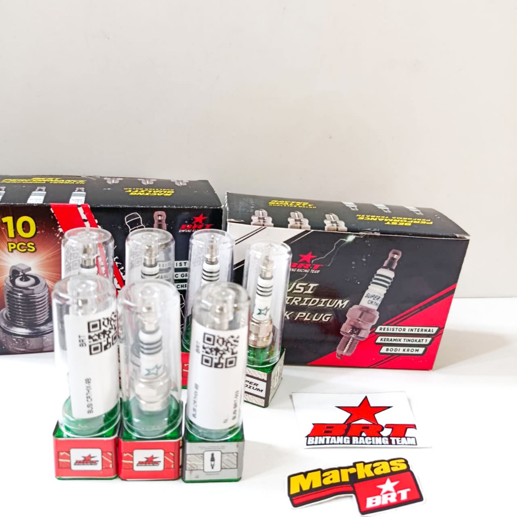 หัวเทียนอิริเดียม Plus BRT KLX 150 DTRACKER 150 CRF 150 WR 155 CR7HIX-9B
