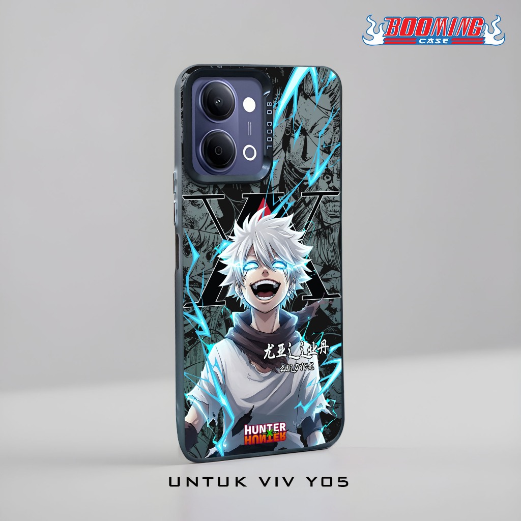 Vivo Y05 Premium Matte Softcase Hybrid IMD Plate Hologram Case - 2K26 HUNTER X HUNTER Motif - ปลอกมั