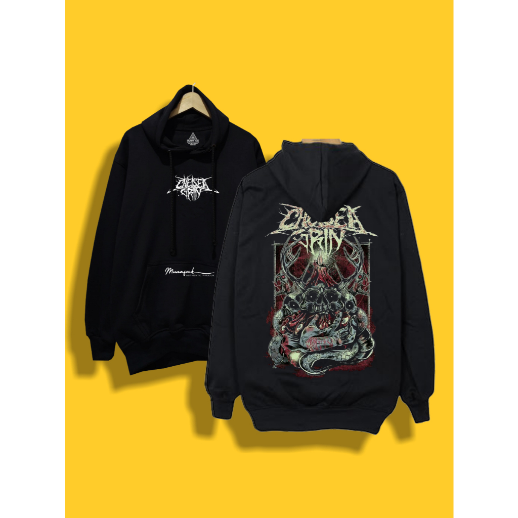 MUNAFVSPCK เสื้อฮู้ด CHELSEA GRIN ทุกเพศ